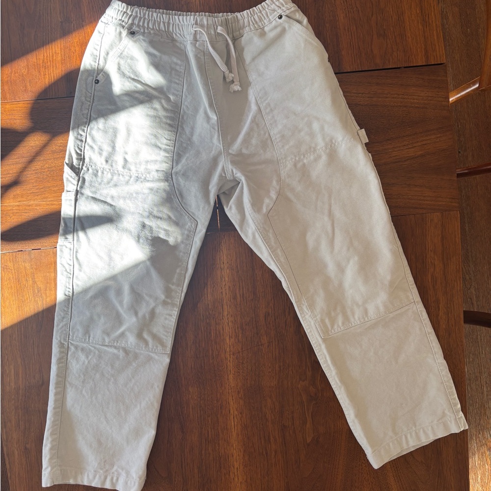 Service works organic cotton double knee pant